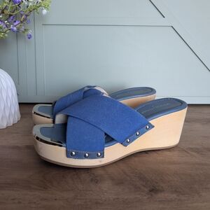 Donald J. Pliner Carra Platform Wedge Sandals.